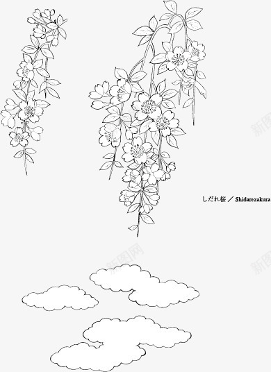 手绘桂花矢量图ai免抠素材_新图网 https://ixintu.com 小花 植物 花朵 鲜花 矢量图