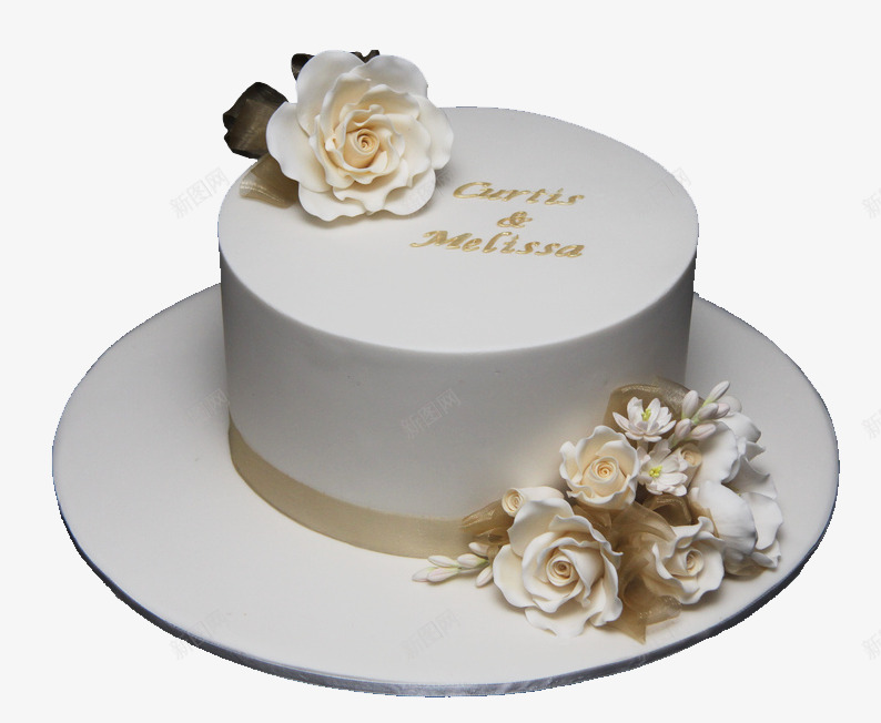 白色玫瑰花蛋糕片png免抠素材_新图网 https://ixintu.com 奶油蛋糕 生日蛋糕 白色蛋糕 蛋糕 鲜花蛋糕
