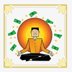 有关金钱的冥想素材