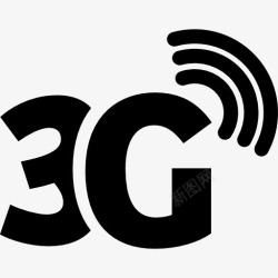 中国移动3g3G信号手机界面符号图标高清图片