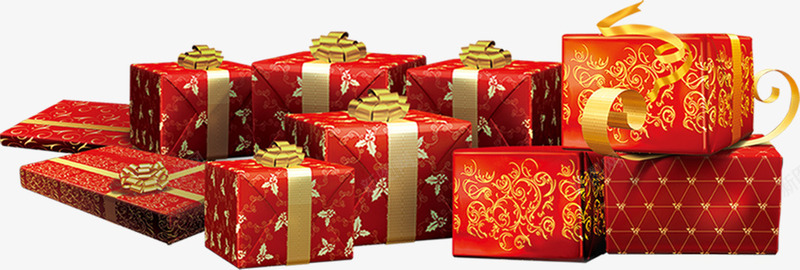 红色的礼物堆背景png免抠素材_新图网 https://ixintu.com 堆高 礼物 素材 红色 背景