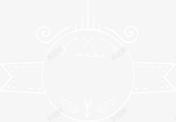 标题栏png免抠素材_新图网 https://ixintu.com 便签 手绘箭 条幅 标签 标题底板 横幅 横条 白色标题栏 白色线条