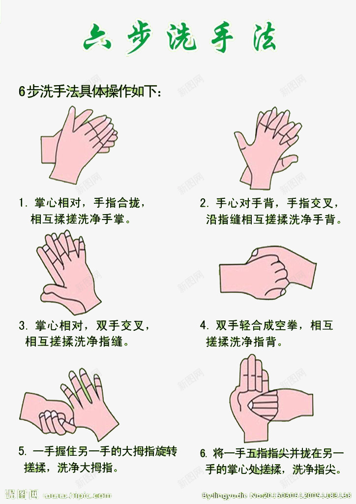 洗手步骤png免抠素材_新图网 https://ixintu.com 健康 干净 手部消毒 步骤 洗手 洗手宣传海报 洗手步骤