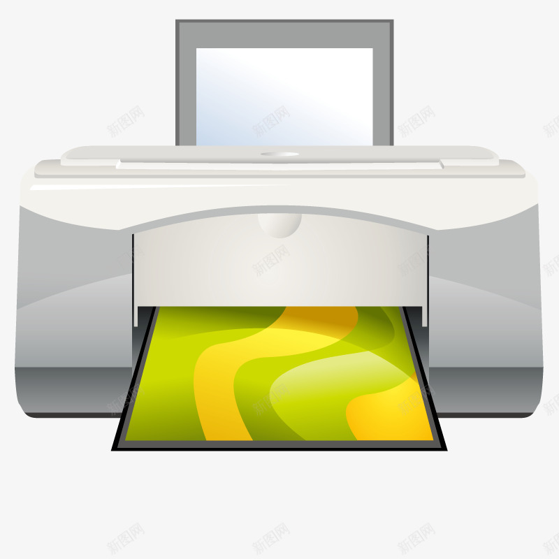 环保打印机png免抠素材_新图网 https://ixintu.com 办公 形状 文员打字复印工具