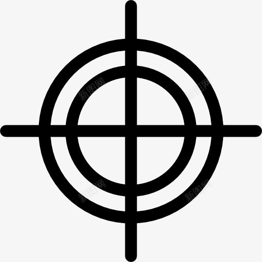 打印马克图标png_新图网 https://ixintu.com 圆形标靶 圆形目标 形状 打靶 枪靶子 标靶 象征