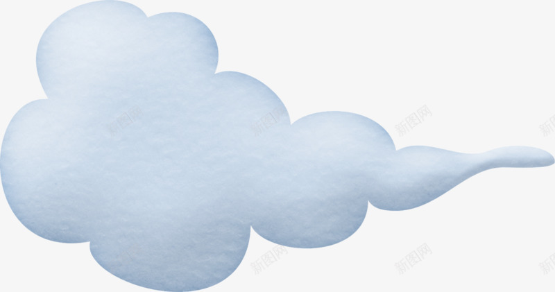卡通蓝色云朵漂浮装饰png免抠素材_新图网 https://ixintu.com 云朵 卡通 漂浮 蓝色 装饰