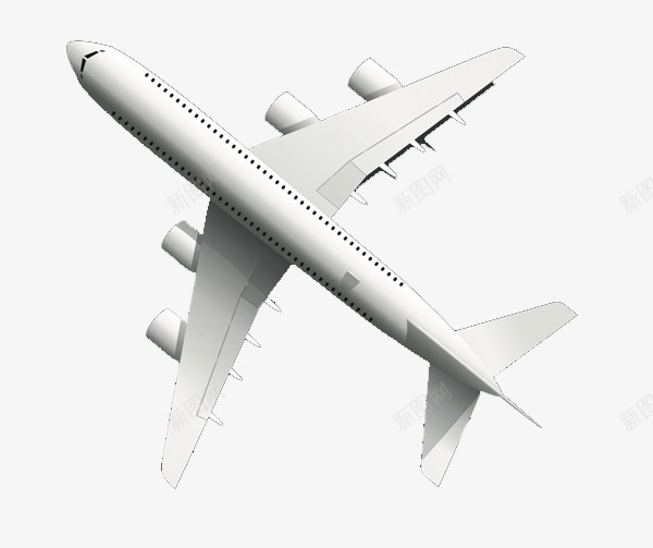 飞机模型png免抠素材_新图网 https://ixintu.com 产品实物 模型 白色 飞机