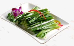 烤韭菜简单易做的烤韭菜高清图片