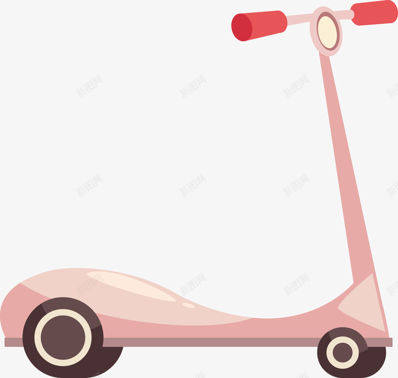 一个粉色儿童滑板车矢量图eps免抠素材_新图网 https://ixintu.com 一个滑板车 滑板车 滑板车PNG 矢量滑板车 粉色 粉色滑板车 矢量图