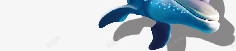 海洋海豚png免抠素材_新图网 https://ixintu.com 动物 卡通 夏天 插画 海洋 海豚 生物 鱼