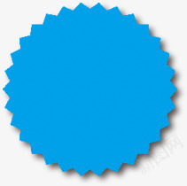 蓝色太阳形状标签png免抠素材_新图网 https://ixintu.com 太阳 形状 标签 蓝色