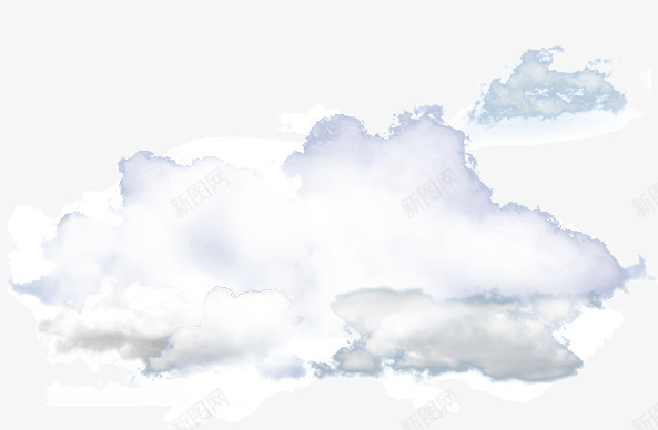 天空中的云朵白云png免抠素材_新图网 https://ixintu.com 云朵 天空 白云