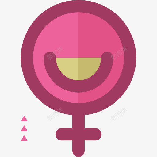 女图标png_新图网 https://ixintu.com femenine 女 女人 性别 星座 金星的形状和符号