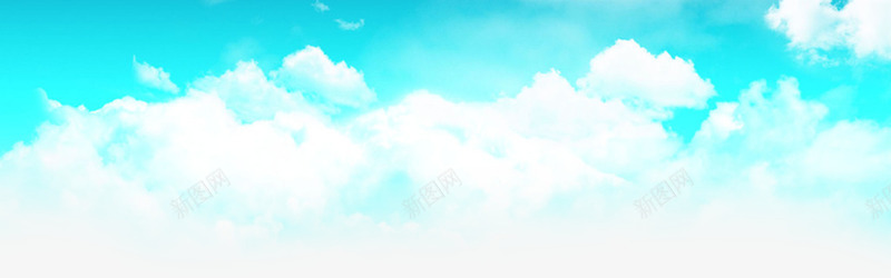 蓝色天空白色云彩效果png免抠素材_新图网 https://ixintu.com 云彩 天空 效果 白色 蓝色