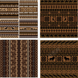 非洲土著民族花纹素材