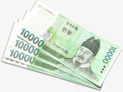 韩国纸币素材
