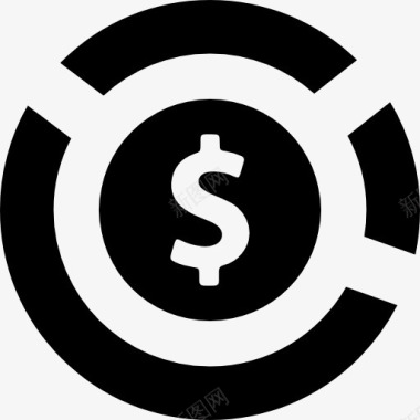 美元的符号图标图标
