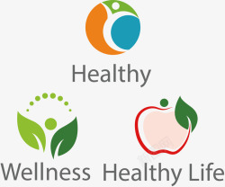 wellness健康标志高清图片