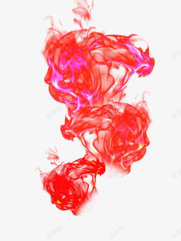 魔幻的红色飞舞火焰png免抠素材_新图网 https://ixintu.com 火焰素材 红色 飞舞的火焰 魔幻光 魔幻风格