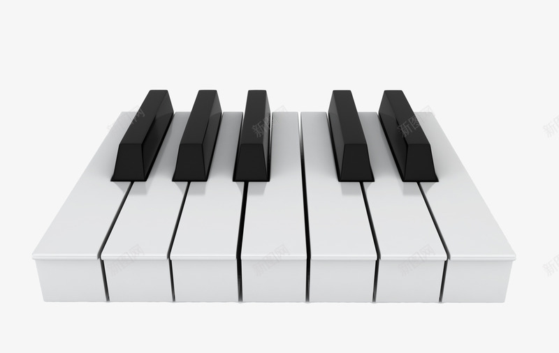 黑白手绘琴键png免抠素材_新图网 https://ixintu.com 乐器 填色练习 按键 琴键 立体 钢琴 音乐 黑白手绘 黑白钢琴键