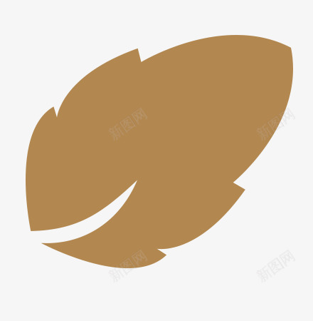 咖啡色之叶子4图标png_新图网 https://ixintu.com 叶子 咖啡 形状 植物