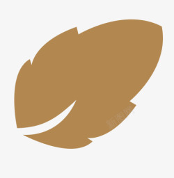 浅咖啡色图标咖啡色之叶子4图标高清图片