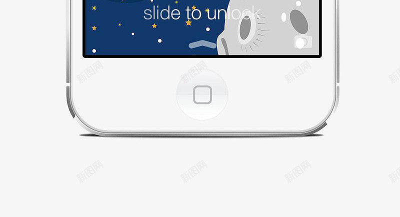 太空解锁界面png免抠素材_新图网 https://ixintu.com 卡通手绘 可爱画风 手机壁纸 星星 装饰 解锁界面