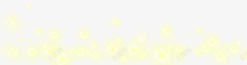 黄色梦幻花纹星光png免抠素材_新图网 https://ixintu.com 星光 梦幻 花纹 设计 黄色
