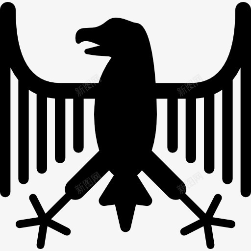 国徽德国图标png_新图网 https://ixintu.com Bundesadler 形状 德国 武器 衣服 鹰