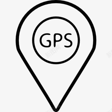 GPS手机界面符号图标图标