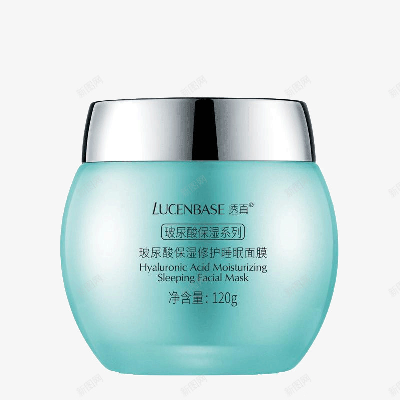 玻尿酸保湿修护睡眠面膜png免抠素材_新图网 https://ixintu.com 产品实物 化妆品 玻尿酸 睡眠面膜 美妆 美白 透真