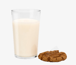 牛乳牛奶饼干高清图片