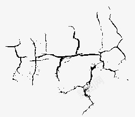 裂痕黑白元素矢量图ai免抠素材_新图网 https://ixintu.com banner装饰 促销底纹 海报装饰 裂痕 黑白 矢量图