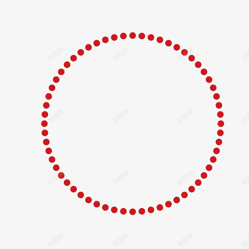 红色圆圈的图腾png免抠素材_新图网 https://ixintu.com 图腾 圆圈 大红 红色