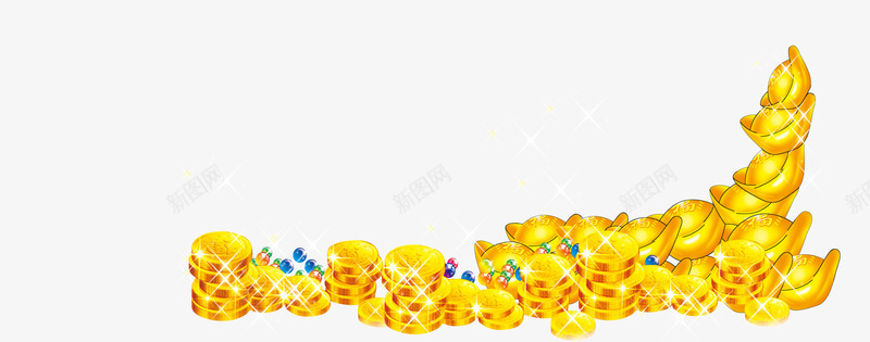 元宝png免抠素材_新图网 https://ixintu.com 元宝 元宝图片 古代钱币 金元宝素材
