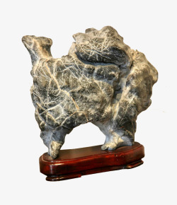 天然奇石骆驼形状天然灵璧石摄影高清图片