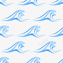 海洋浪花纹理蓝色海洋底纹高清图片