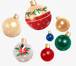 圣诞节铃铛装饰球素材