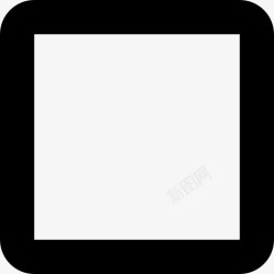 tickbox空白的平方图标高清图片