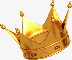 王族象征金色卡通王冠高清图片