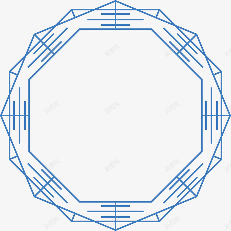 简约形状边框纹理矢量图ai免抠素材_新图网 https://ixintu.com 几何 几何拼接 几何装饰 形状 简单几何 花边 矢量图