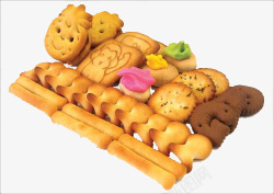 脆性饼干动物形状饼干高清图片