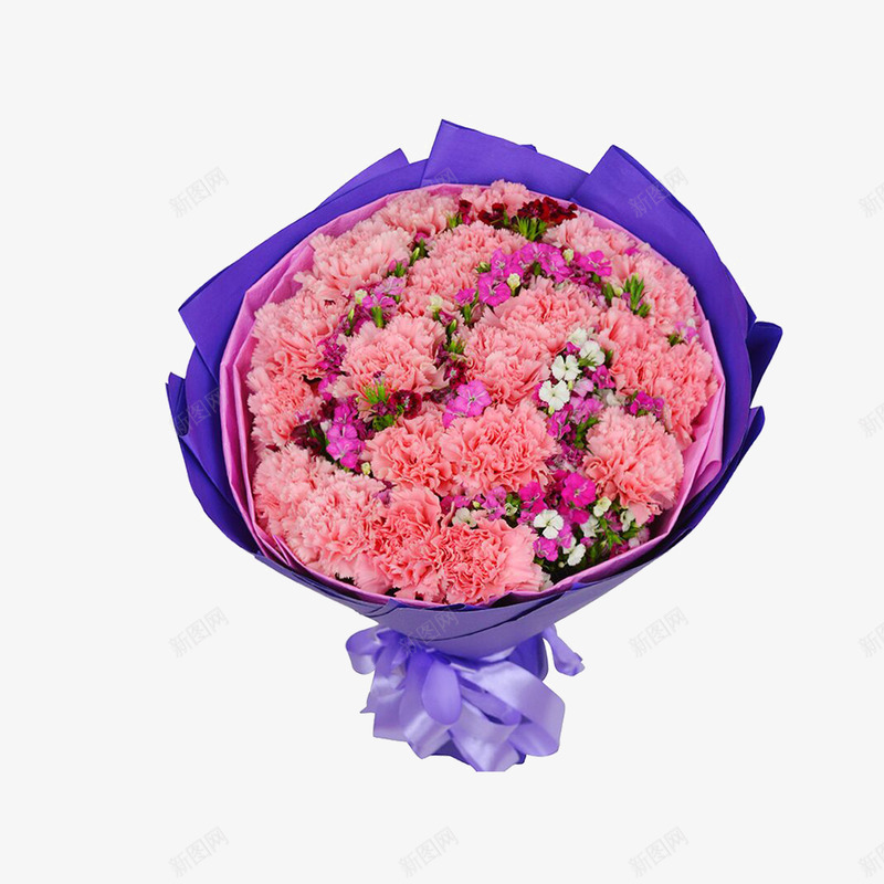 粉红色花束png免抠素材_新图网 https://ixintu.com 母亲节礼物 生日礼物 百合花 礼物 礼物设计 粉红色 花束 鲜花