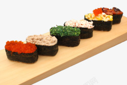 西餐料理超级舰队寿司拼盘高清图片