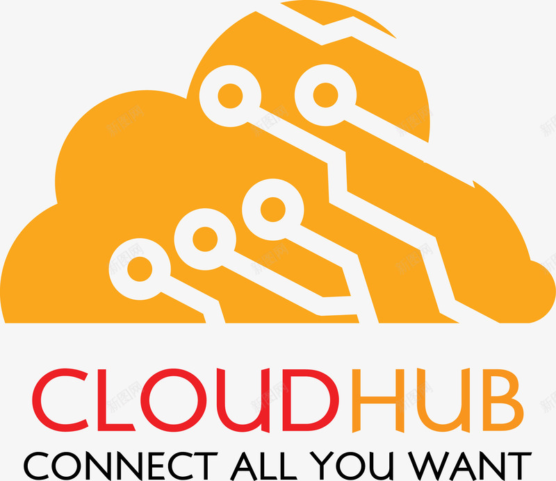 创意橙色云朵logo图图标png_新图网 https://ixintu.com LOGO设计 云 云logo 云朵 云朵LOGO 云朵logo 企业商标 创意云朵 图标 矢量云朵 精美云朵