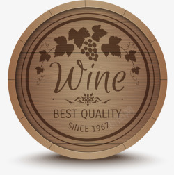 木质葡萄wine素材