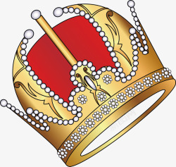 红色皇冠装饰素材