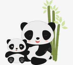 举牌的熊猫卡通可爱小动物装饰动物头像图标高清图片