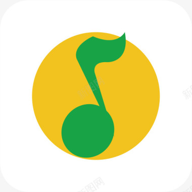 手机QQ音乐应用图标图标