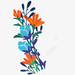 插画花鲜花素材